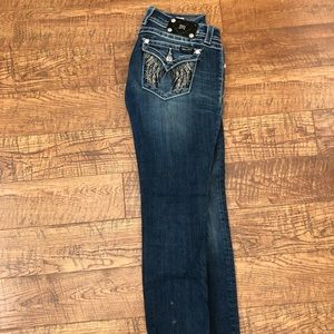 MISS ME cuffed skinny jeans size 28